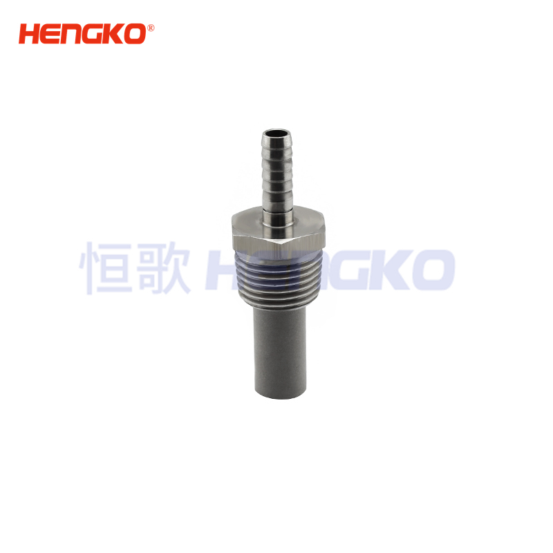 Poroso sinterizado de acero inoxidable 0,5 2. Con 1/2 "del TNP X 1/4'' Bard en línea de difusión de piedra
