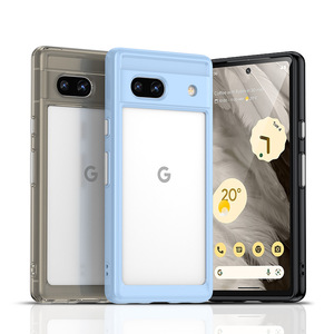 Cho Google Pixel trường hợp cứng PC Acrylic TPU chống xước điện thoại trong suốt trường hợp bán buôn rõ ràng bìa cho Google Pixel 7A 7 Pro - Product Image 1