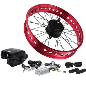 Electric Bicycle Bike Conversion Kit Rear Wheel 48 Volt 350w 500w 1000 Watt hub motor kit with LED display motor controller