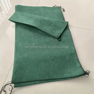 Màu xanh lá cây geobag túi cát lớn để kiểm soát Lũ lụt