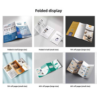 Service d'impression de mini-brochures personnalisées, dépliants pliés, manuels d'utilisation, instructions de produits, impression de règles de conduite, plastification, papier d'art
