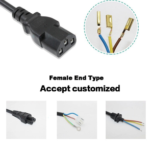 Câble d'alimentation pour ordinateur portable <span class=keywords><strong>16A</strong></span> IEC C13 vers EU Cordon d'alimentation pour ordinateur 3 broches Câble d'extension <span class=keywords><strong>PC</strong></span> Certificat VDE - Product Image 2