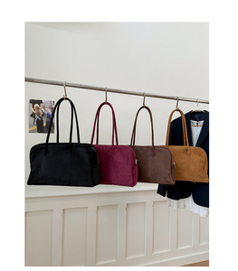 Bolsos de Hombro de <span class=keywords><strong>Ante</strong></span> para Mujer, Diseño Moderno y Elegante 2025, Hechos a Mano, de Lujo, para Oficina y Vida Diaria - Product Image 2