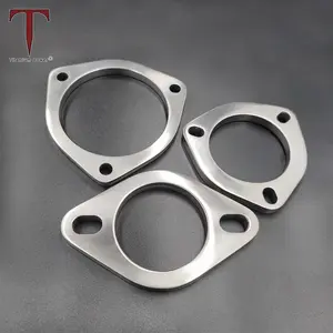 Tanium personalizzabile titanio tubo di scarico guarnizione 2/3/4/5 bullone foro flangia 3 pollici saldatura collettore Flange per Automobile