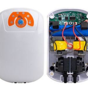 Pompe à oxygène rechargeable pour petit aquarium, aérateur portable pour la pêche en extérieur avec batterie au lithium, aérateur double usage AC/DC - Product Image 5