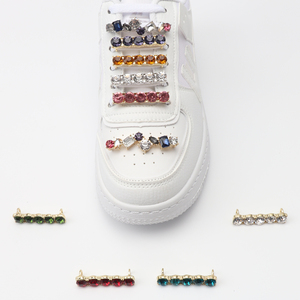 Clips brillantes diamantes de imitación zapatos encantos cordones zapatillas AJ/AF enjoyado Vintage cordón decorativo lujo zapatos cordones Decoración - Product Image 5