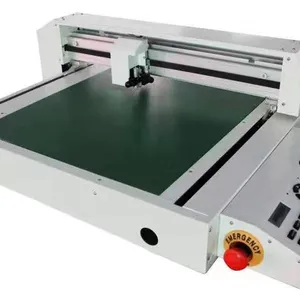 ตัดอัตโนมัติเครื่อง Servo ดิจิตอลระบบ Flatbed ตัด Plotter