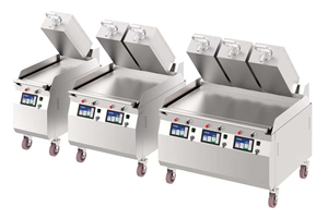Plancha de hamburguesas comercial, equipo de cocina programable de alta resistencia de doble cara, plancha de cubierta superior plana para <span class=keywords><strong>KFC</strong></span> Mcdonalds - Product Image 2