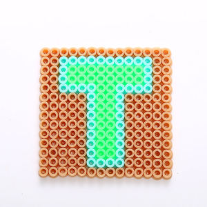 Jouets de puzzle en plastique personnalisés à faire soi-même, perles Hama rondes de 5 mm, perles alphabet pour enfants, perles éducatives Perler, lettres - Product Image 6