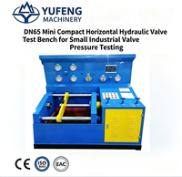 Banco de Pruebas Hidráulico Horizontal Compacto DN65 para Pruebas de Presión en Válvulas Industriales Pequeñas