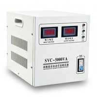 Estabilizador de Voltaje Monofásico de Alta Precisión de 3KVA 5KVA 220v para Uso Doméstico e Industrial, Totalmente Automático, de Cobre Puro