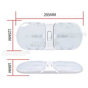 1/2 Piezas Luz de Lectura LED para RV 12-24V con Interruptor, Lámpara de Techo para Cabina, Luz Interior para Remolque, Cámper, RV - Product Image 6