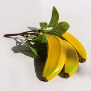 Vente en gros d'accessoires pour le <span class=keywords><strong>piment</strong></span>, <span class=keywords><strong>mangue</strong></span> orange, revêtement en plastique, simulation de fruits, légumes, cacahuètes citron en forme de feuille pour Noël - Product Image 3