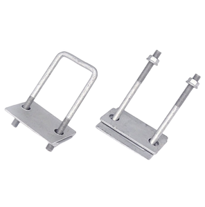 M4 5 6 8 10 boulons en <span class=keywords><strong>U</strong></span> photovoltaïques Double pression simple plateau en acier accessoires d'énergie solaire avec plateau à double trou - Product Image 4