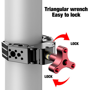 Support photographique multifonctionnel en alliage d'aluminium avec grand crabe en métal avec accessoires d'extension de goujon 1/4 et 3/8 pour appareils photo - Product Image 6