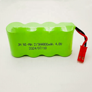 Ni-Mh 2/3AA-4S 4.8V 800mAh 충전식 니켈수소 배터리 팩(KJ-8000 의료기기용 커넥터 포함) - Product Image 3
