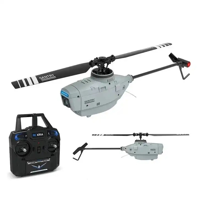 2.4ghz Rc Drone 720p Camera Wifi Sentry Helicopter C127 Wide Angle Camera Single Paddle Without Ailerons Spy Drone Rc Toy