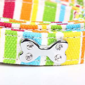 Nouvelle laisse colorée pour animaux de compagnie, en toile, couleur unie, pour chiens de petite et moyenne taille, collier pour animaux de compagnie, laisse de traction - Product Image 3