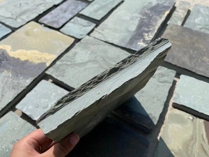 Carreaux de pont en pierre imbriquée, <span class=keywords><strong>ardoise</strong></span> de pont en pierre pour bricolage Design, placage de pierre Flexible pour carreaux de sol - Product Image 4