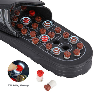 Sandal Pijat Akupresur Alat Pijat Kaki Sepatu Refleksiologi Wanita Sandal Akupunktur Terapi Batu Asli - Product Image 6