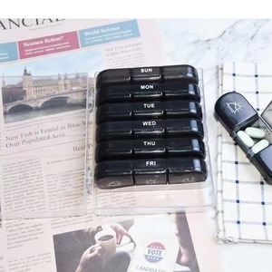 YONGYUNモデル503ポータブル旅行ウィークリーピルオーガナイザー7日21コンパートメントプラスチックピルボックスアウトドア & 家庭用 - Product Image 6