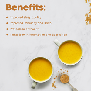 Superfood Marque privée Lait en poudre doré Épices Thé Ashwagandha Curcuma Latte Mélange - Product Image 4