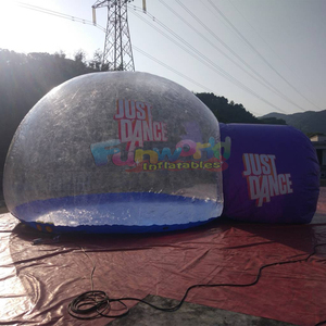 Outdoor giant inflatable <b>bubble</b> tent photo booth igloo dome tent air tunnel playhouse - Product Image 2