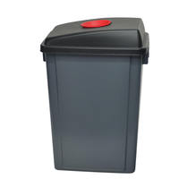 Conception personnalisée Publicité d'intérieur 60l Poubelle en plastique à 3 compartiments pour le recyclage Poubelle de recyclage Poubelle
