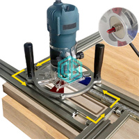 Machine de coupe fraisage rainure gravure Rail de guidage multi-fonctionnel support de guidage auxiliaire de support réglable outil de travail du bois