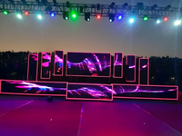 Pantalla LED de 3m X 2m para Eventos, Bodas, Espectáculos, Conferencias, Fondo de Escenario para DJ, Pantalla LED P2.6 P2.9 P3.9, Video Wall LED