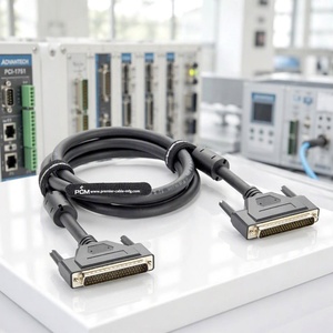 Kabel Modul I/O DB62 Male to Male Kompatibel dengan Advantech Seri PCL-10162 untuk Komunikasi Serial Otomasi DAQ Industri - Product Image 2