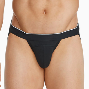 CELINNE Vente en gros de sous-vêtements noirs pour hommes à dos ouvert, string en coton ammoniacal, caleçon sexy pour homme - Product Image 1