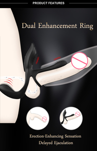 USA <strong>Hot</strong> Sale New Arrival 3 Motors High Vibrating Male Adult Sex Toys <strong>Penis</strong> Cock Ring Vibrator - Product Image 4