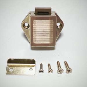 BL02 20mm 열쇠가없는 푸시 잠금 손잡이 경쟁 가격 캠핑카 캐러밴 보트 캠핑카 용 니켈 도금 아연 합금 서랍 래치 - Product Image 6