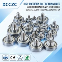 Roulements à billes à filetage externe OEM personnalisés NTBG M3 en acier inoxydable 304, vis à filetage JS6837-3C1L4M3 683ZZ 3x7x3mm