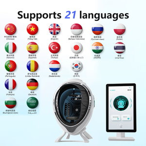 Face Pro Ai Smart Top Imaging Skin Problem Mirror Salon Spa 10 Spectral Technology Magic Skin Analyser Machine For Home Use - Product Image 2