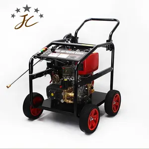 타이저우 JC 300D 15L/분 250Bar 10HP 자동차 청소기 디젤 엔진 냉수 청소 고압 세척기