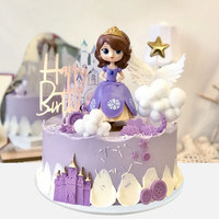 Venta al por mayor de alta calidad, modelo de pastel ficticio personalizado para pastelería, simulación de pastel de frutas para regalo de fiesta de cumpleaños