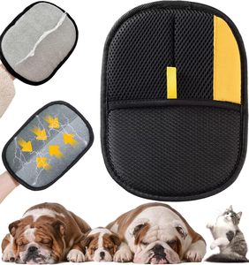 Customizable logo Electrostatic <b>Pet</b> Hair Remover Glove Reusable Hair Removal Lint Roller for Couch, Carpet, Grooming <b>Pet</b> Gloves - Product Image 1