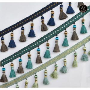 Designer tassel <b>fringe</b> for sarees lehengas dupatta dresses and fashion garments perfect for ethnic wear embellishment - Product Image 1