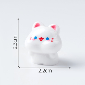 Adorables petits éléphants, cochons, lapins, chiens et autres petits animaux, accessoires de décoration DIY pour voiture et bureau - Product Image 3