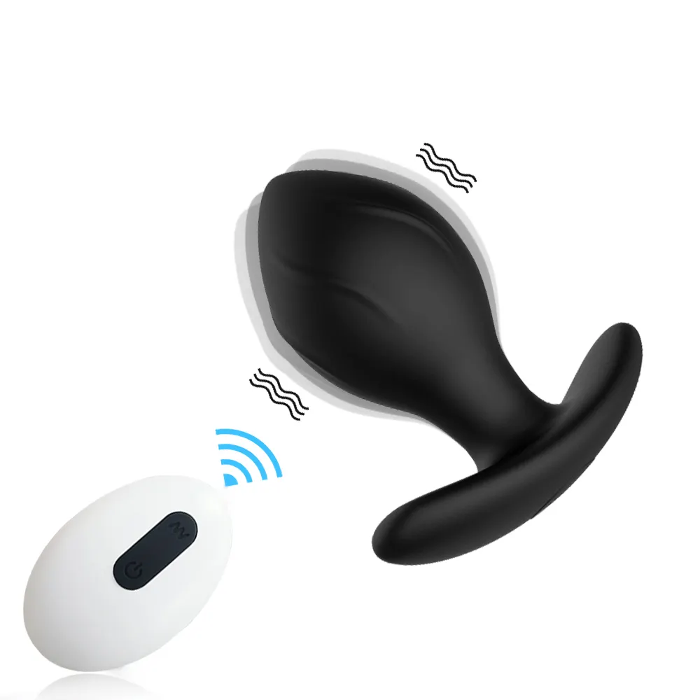 hot selling anal plug vibrator remote control butt plug wireless anal toys for men women