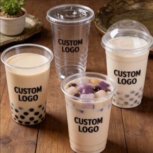 Vasos de Plástico de 18 oz para Té con Leche, con Diseño de Gato o Perro, Desechables, para Bebidas - Product Image 3