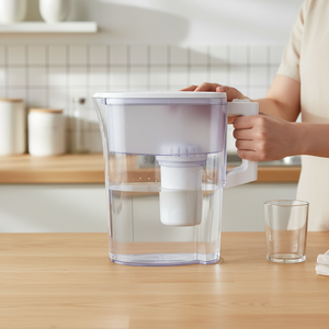 Jarra Purificadora de Agua Alcalina de Carbón Activado Manual de Alta Calidad de 2.5L, Filtro de Agua Doméstico, Jarra con Filtro - Product Image 1