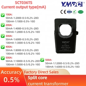 Sct036ts chia lõi hiện tại biến áp Lớp 1 <span class=keywords><strong>CE</strong></span> & GB20840-2014 100-600a công nghiệp hiện tại cảm biến - Product Image 4