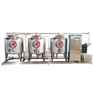 Hot sales high quality moveable food grade automatic brewery beverage CIP washing machine clean in place system