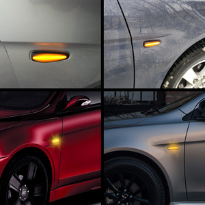 Indicador lateral de señal de giro, luz LED para Mitsubishi Lancer Evolution Evo X Outlander Sport RVR ASX Mirage, indicador intermitente - Product Image 6