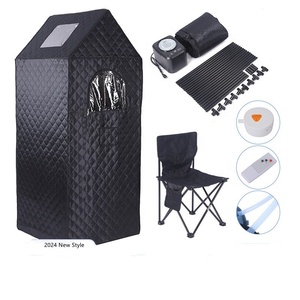 2024 estilo moderno 1500W <span class=keywords><strong>Sauna</strong></span> de vapor húmedo 3.0L cuerpo de tamaño completo de acero inoxidable acrílico soporta facilidad insomnio baños portátiles - Product Image 2