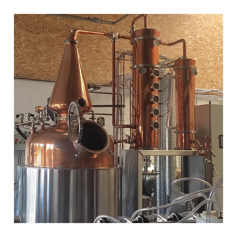 Distillatieapparatuur Alcohol Maneschijn Koper Distilleerder Whisky Destillatie Apparatuur