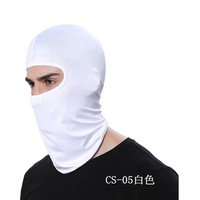 Pasamontañas táctico negro y rosa para ciclismo, esquí, caza, CS, protección solar, gorro para usar bajo el casco, Facekini de verano
